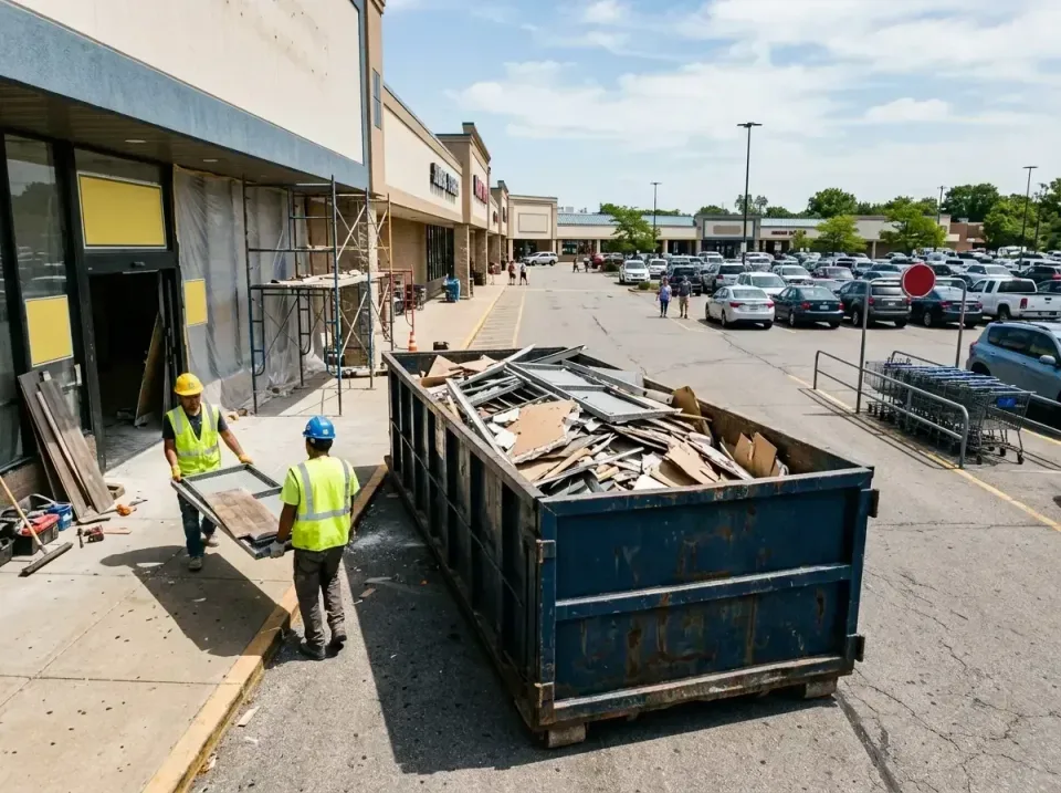 retail-store-renovation-debris-003 — frequently asked questions, Roll-off Dumpster Rentals in Urbana, IL